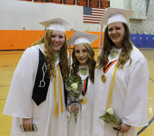 Amanda Blackburn, Rhiannon Burgess and Jessica Harling