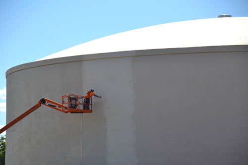 Repairs to Medina water tank