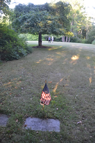 Clarence Pratt's grave