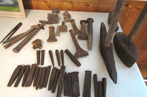 tools from the Clarendon quarries