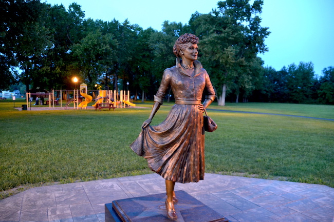 Frightening' statue of Lucile Ball in Celoron to be replaced with new  sculpture