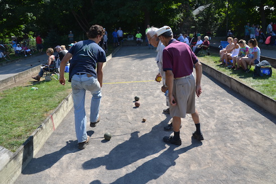 Bocce players