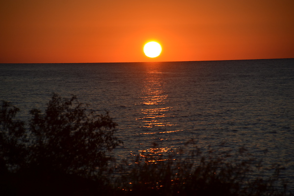 The sun is setting on summer. 