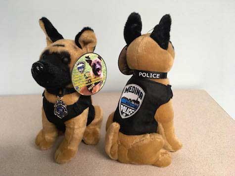 k9 police dog stuffed animal