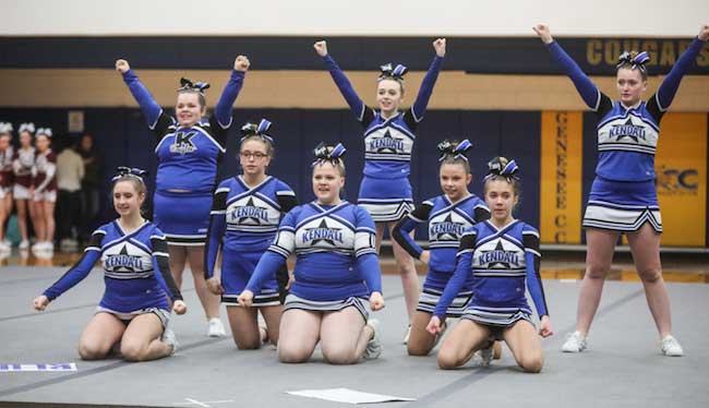 Holley, Kendall near the top in GR cheerleading competition | Orleans Hub