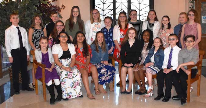 Albion Inducts New Members Into Junior High Nhs Orleans Hub