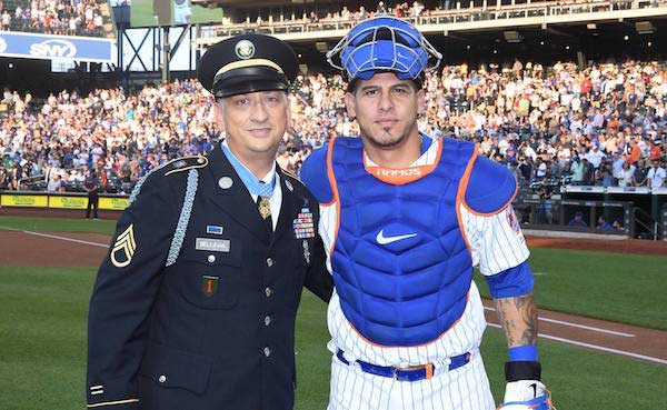 Todd Frazier is throwing out ceremonial first pitch