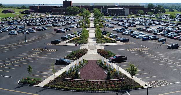 GCC completes new plantings, walkway at parking lot | Orleans Hub