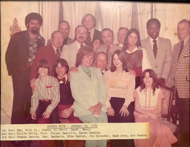 Hank Aaron, just before breaking home run record, visited Albion in 1974