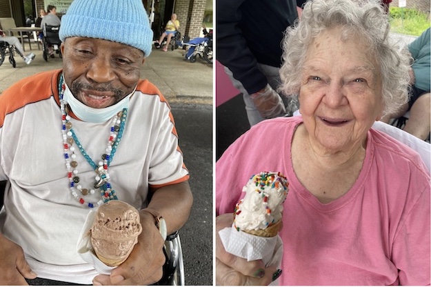 Johnny is getting some ice cream today 