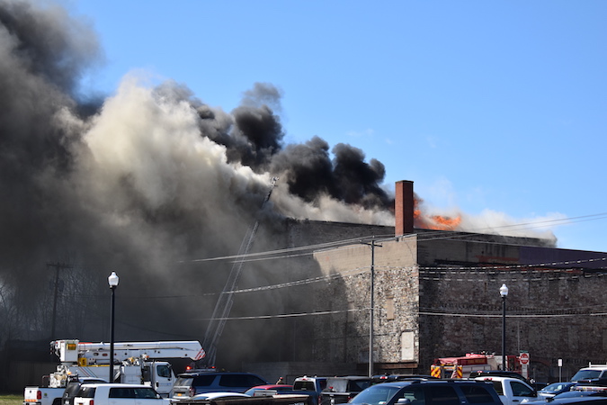 Massive fire engulfs Medina building on Main Street | Orleans Hub