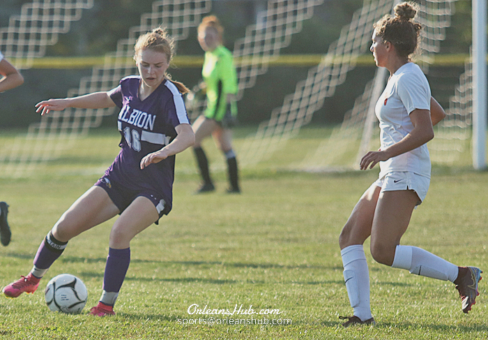 Akron girls nip Albion in N-O soccer opener | Orleans Hub