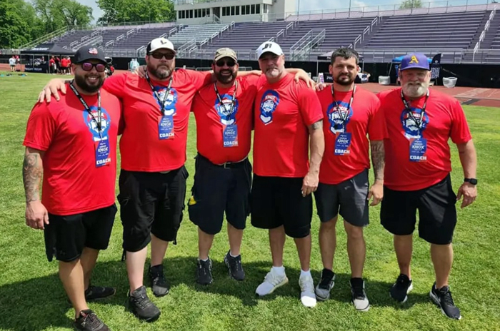 Albion youth football coaches work at Dawson Knox Camp | Orleans Hub