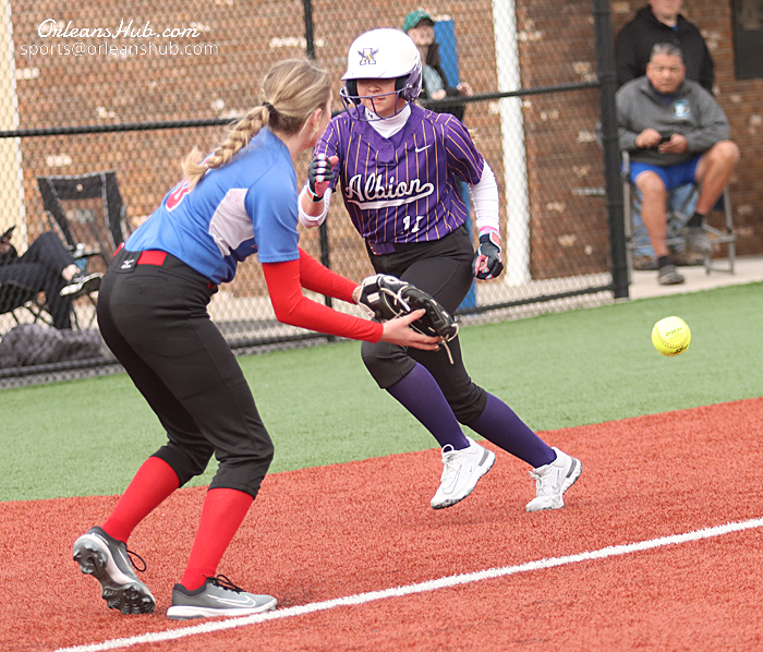 Albion and Roy-Hart do not achieve softball winnings