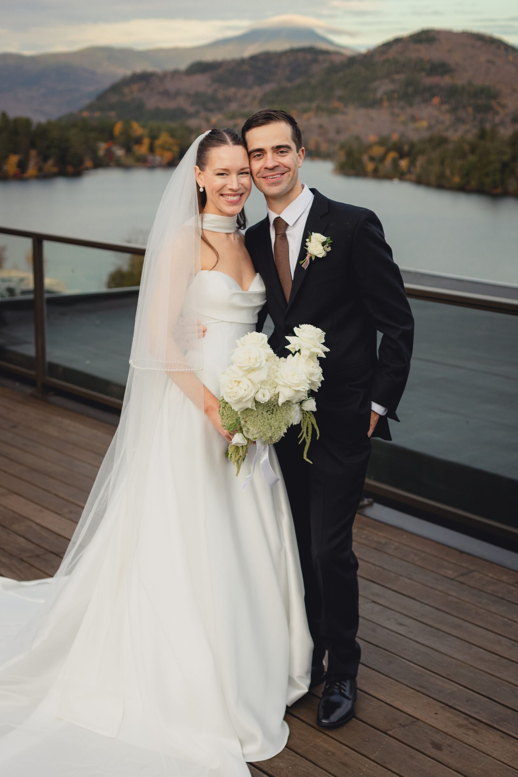 Carly James and Theodore “Dyer” Benjovsky IV  Wed in Lake Placid